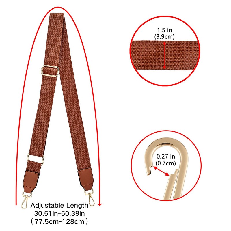 Women Wide Shoulder Bags Strap,Adjustable Replacement Belt Bag Strap with