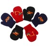 Cooraby 6 Pairs Toddler Magic Stretch Mittens Winter Unisex Baby