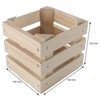 Small Cube Wooden Display Crate | 14 x 12 x