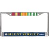 Silent Service Vietnam Veteran 3-Ribbon Stack License Plate Frame