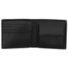 Coach CR428 Men's Bi-fold Wallet, Black, Black, One size