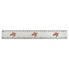 'Turtle' 30cm (12 Inch) White Plastic Ruler (RL00057103)