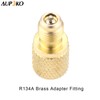 R134A Brass Adapter Fitting, 1/4" Male to 1/2" Female Refrigerant