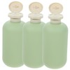 Sosoport 3pcs Refillable Shower Gel Dispenser Containers Convenient Travel Shampoo