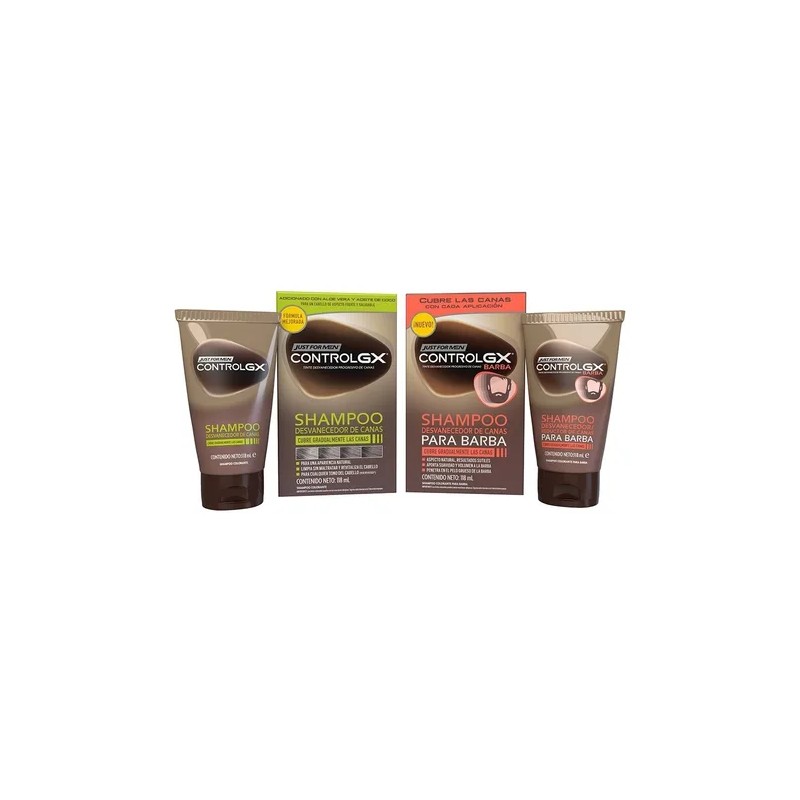 Shampoo Just For Men Control GX 118ml | Cubre Canas