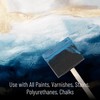 Bates- Foam Paint Brushes, 3", 50 Pack, Blue Sponge Brushes