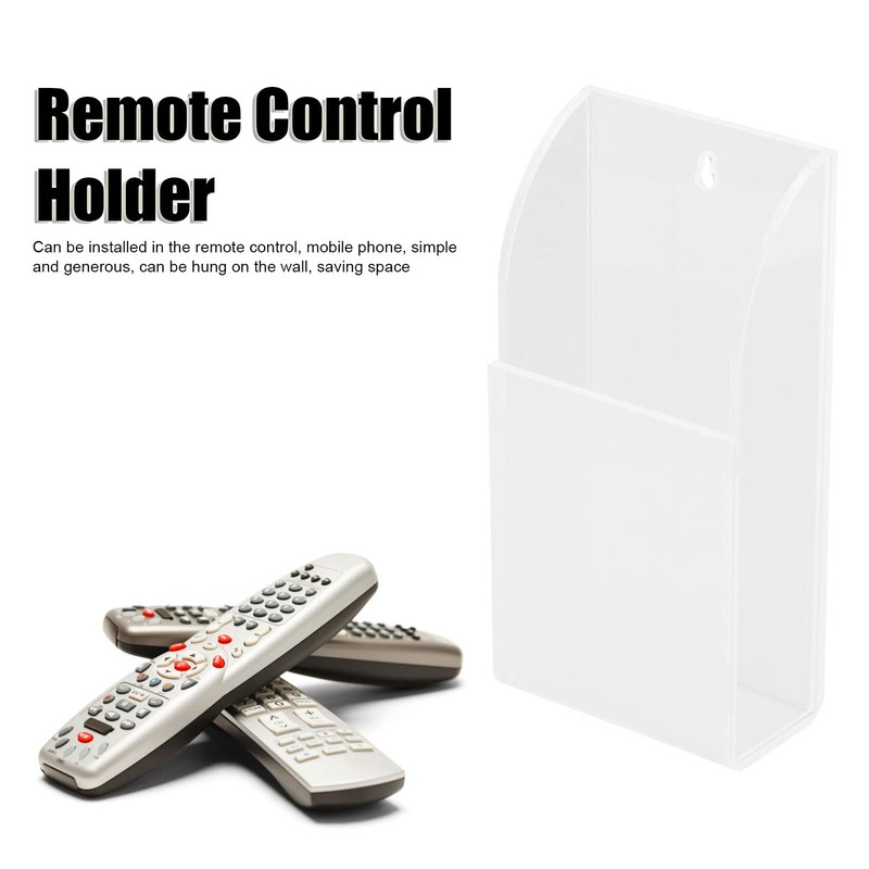 Atyhao Remote Control Accessories Acrylic Remote Control Holder Simple Wall