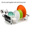 iPEGTOP Cutlery Utensil Silverware Drying Rack Basket Holder with Hooks