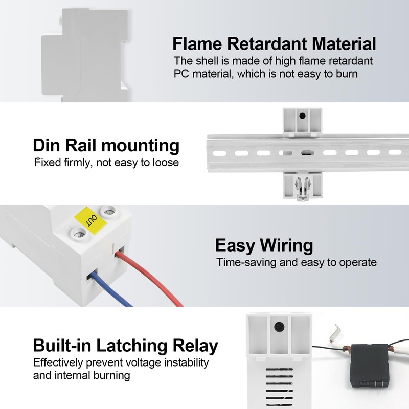 OELFFOW WiFi Circuit Breaker Smart Miniature Circuit Breaker - Single