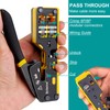 Brileine RJ45 Crimp Tool Pass Through Crimper for RJ45 Connectors