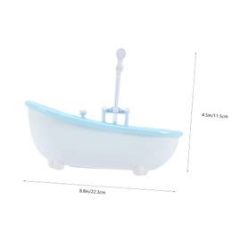 BESPORTBLE Electric Miniature Doll Bathtub Shower Sprayer for Kids Interactive Bath Toy for Boys and Girls Fun Water Play Accessory