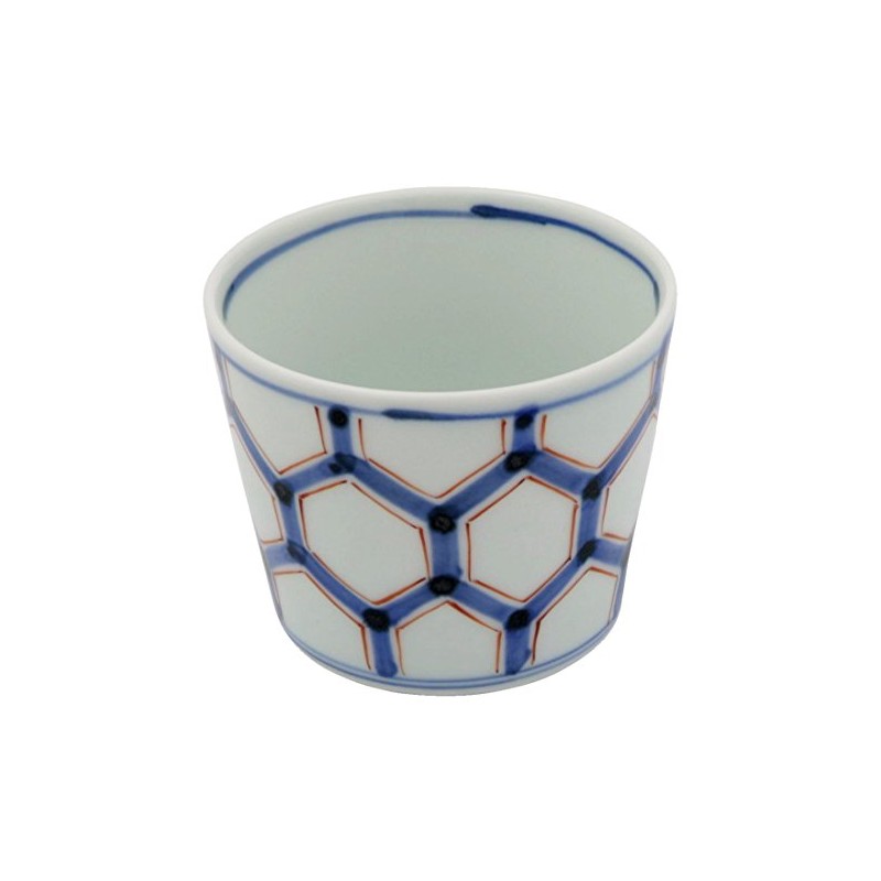 有田焼 渓山 Kilns near 猪口 Dyed 11th Honeycomb 30923