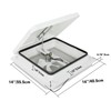 STMGW 14" RV Roof Vent for Camper Trailer Universal White