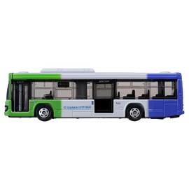 Takara Tomy Tomica Long Type Tomica No.129 Isuzu Elga Osaka City Bus Mini Car Toy For Ages 3 Years Old