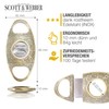 Scott & Webber® - Cigar cutter with double blade made