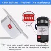 53T Ceiling Fan Wall Remote Control 4DIP Switch for Harbor