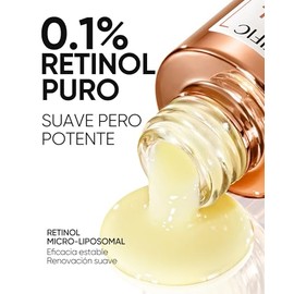 SKINTIFIC Sérum Facial con Retinol para Rostro, Sérum con Retinol Renovador Anti Imperfecciones, Minimiza Poros y Controla Grasa, Mejora la Textura de
