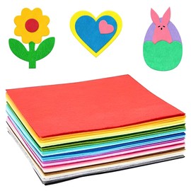 WUSJCOF 20 Farben Bastelfilz Filzstoff für Basteln,Farbig Filz Blätter,Polyester Felt Fabric,Kinder Vliesstoff Stoff Filzplatten,zum DIY Handwerk Nähen Manual Decoration (20 * 30 cm*1mm) (20 Farben)