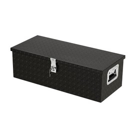 30 Inch Aluminum Truck Tool Box, Lockable Under Seat Storage Organizer, Heavy-Duty & Weatherproof Car Toolbox for Pickup, SUV, Van – Rust-Proof Design with Side Handle