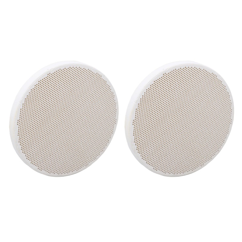2PCS Round Welding Plate with Multiple Holes Quartz Welding Tile