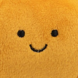 Petface Saski Satsuma Plush Christmas Dog Toy with Built-In Squeaker (Pack of 1)