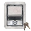 Buyers Products L3885RLS Stainless Steel Rotary Single Point Paddle Latch,