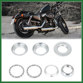 Motoforti Steel Bicycle Headset Threaded Mountain Headset Sealed Bearings Set Long-lasting