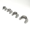 4 Packs Stainless Steel Closet Rod Brackets, 1 Inch Heavy