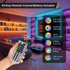 Dyna-Living LED Storefront Lights 80FT Commercial RGB Window Lights for