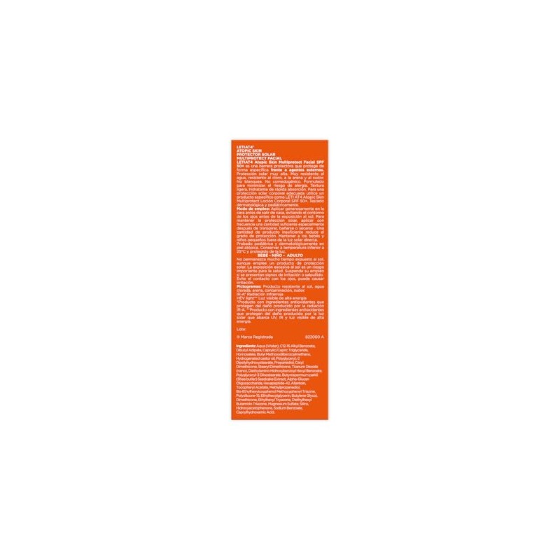 LETI AT4 MULTIPROTECT CREMA FACIAL FPS 50+ C/50 ML