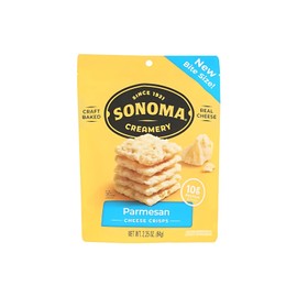 Sonoma Creamery Cheese Crisps, Parmesan, 2.25 Ounce (Pack of 6)