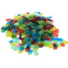 Regal Bingo Plastic Bingo Chips 1000 Pcs - Clear Transparent