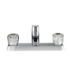 Dura Faucet DF-PK600A-CP RV Kitchen Sink Faucet with Crystal Acrylic