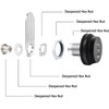 Homefantasy Set of 2 Password Drawer Lock, 3 Digital Combination