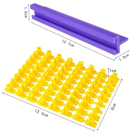 1 Pcs Polymer Clay Alphabet Stamps, Clay Pottery Stamps, Mini Alphabet Stamps Fondant, Cookie, Ceramic Polymer Clay Decorating Tools, DIY Making Tools (B-72 Characters)