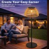 Pipigaty Solar Floor Lamp, 54'' Outdoor Floor Lamps for Patio