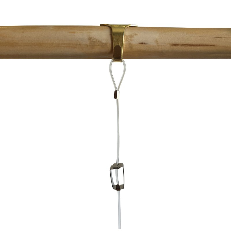 STAS Brass/Gold Molding Hooks - 10 Pack, Victorian-Style Dado &