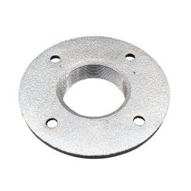 COREX 2" Floor Flange, Rigid Conduit, Malleable Iron, Zinc Plated