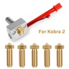 20PCS Brass Nozzle Kit for Kobra 2, 1.75mm 3D Printer