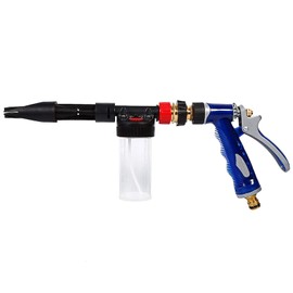 VIFERR Auto Schaumpistole, 2 in 1 Auto-Reinigungsschaum Waschen Einstellbar Schaumlanze Reinigung Schaum Pistole für Autowäsche Motorrad Garten Reinigung