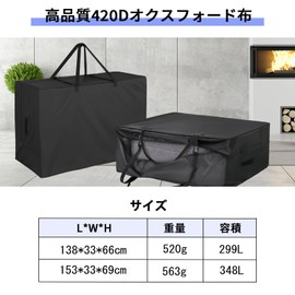Fenghome Futon Storage Bag, Extra Large (299 L), Folding Mattress Storage Bag, Breathable, Large Capacity, Handheld, Tote Bag, Large, Thick, Mattress Storage, Plush Storage, Boston Bag, Large,