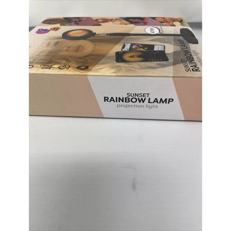 Vivitar Sunset Projector Lamp USB Rainbow LED Desk Night Light