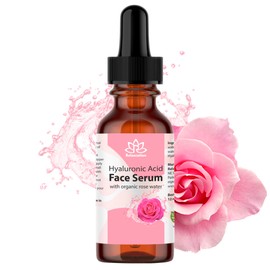 Relaxcation Hydrating Serum for Face with Hyaluronic Acid & Rose Water | Instant Hydration for Sensitive Skin | Smooths & Reduces Fine Lines | Vegan Face Serum for All Skin Types | Travel Size, 2 oz