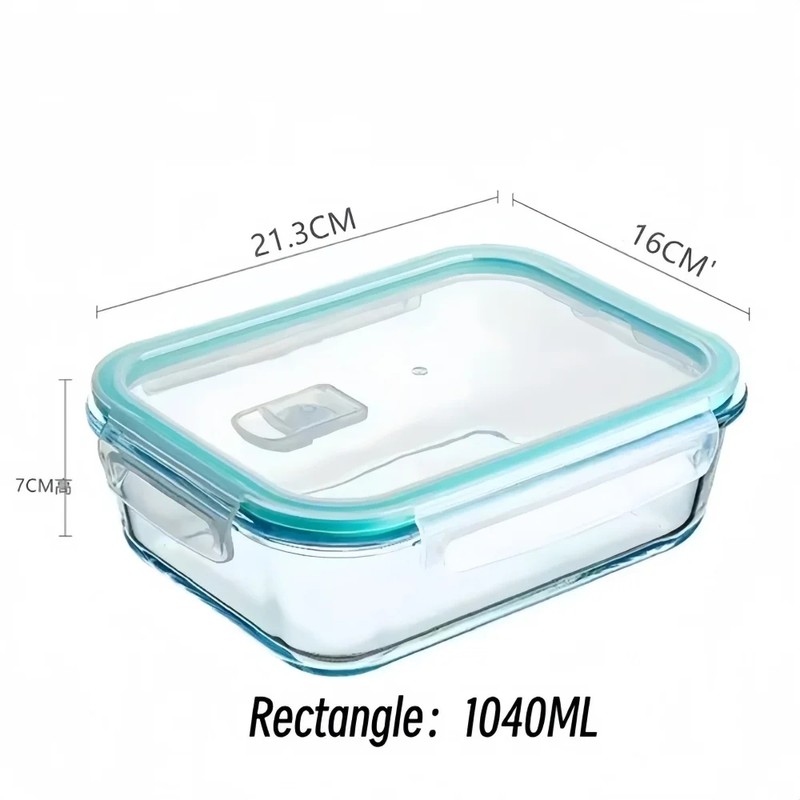 24-Piece Glass Food Storage Container Set for Meal Prep –
