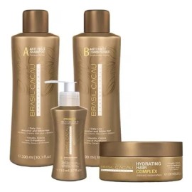 Kit De Brasil Cacau Mantenimiento En Casa 4 Pasos