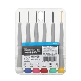 高儀 Handiwork Plastic Handle Precision Screwdriver Set, 6 Pairs