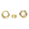 2 Pcs XFITTING OD Compression 3/8 Inch x 1/2 Inch