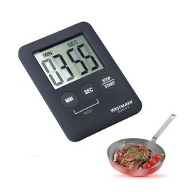 Westmark 10882280 Digital Magnetic Kitchen Timer for up to 99 Minutes Plastic Black