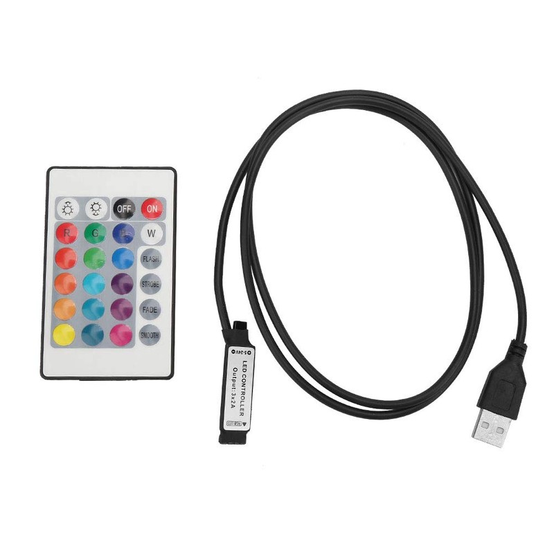 ZAWELIYO 24 Key Wireless Remote for Various Lamps, RGB LED