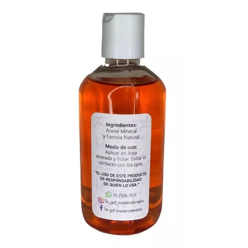 TAI Aceite Para Maderoterapia Spa Masaje Reductivo Corporal 240m